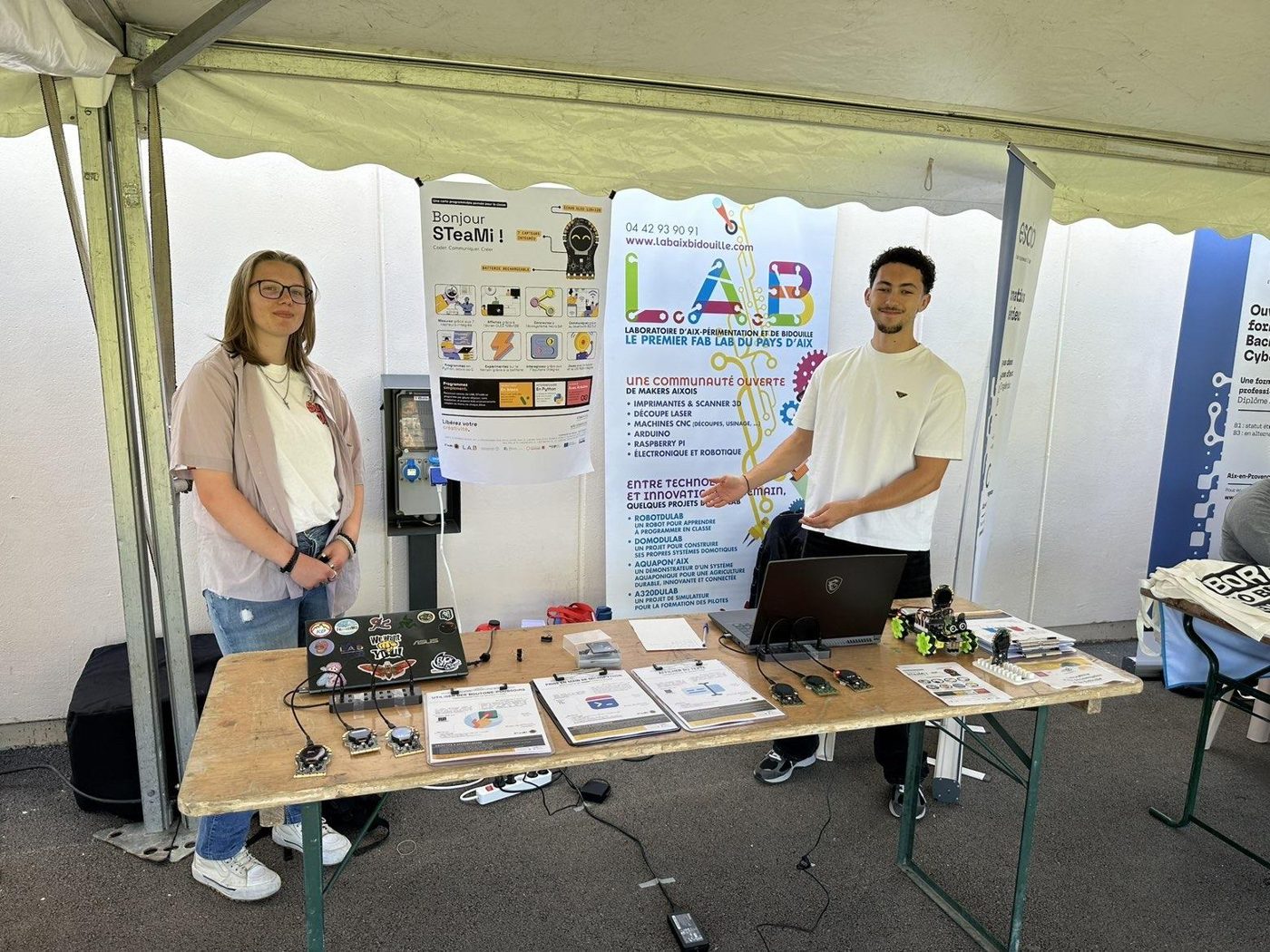 Stand STeaMi à ITER Robots